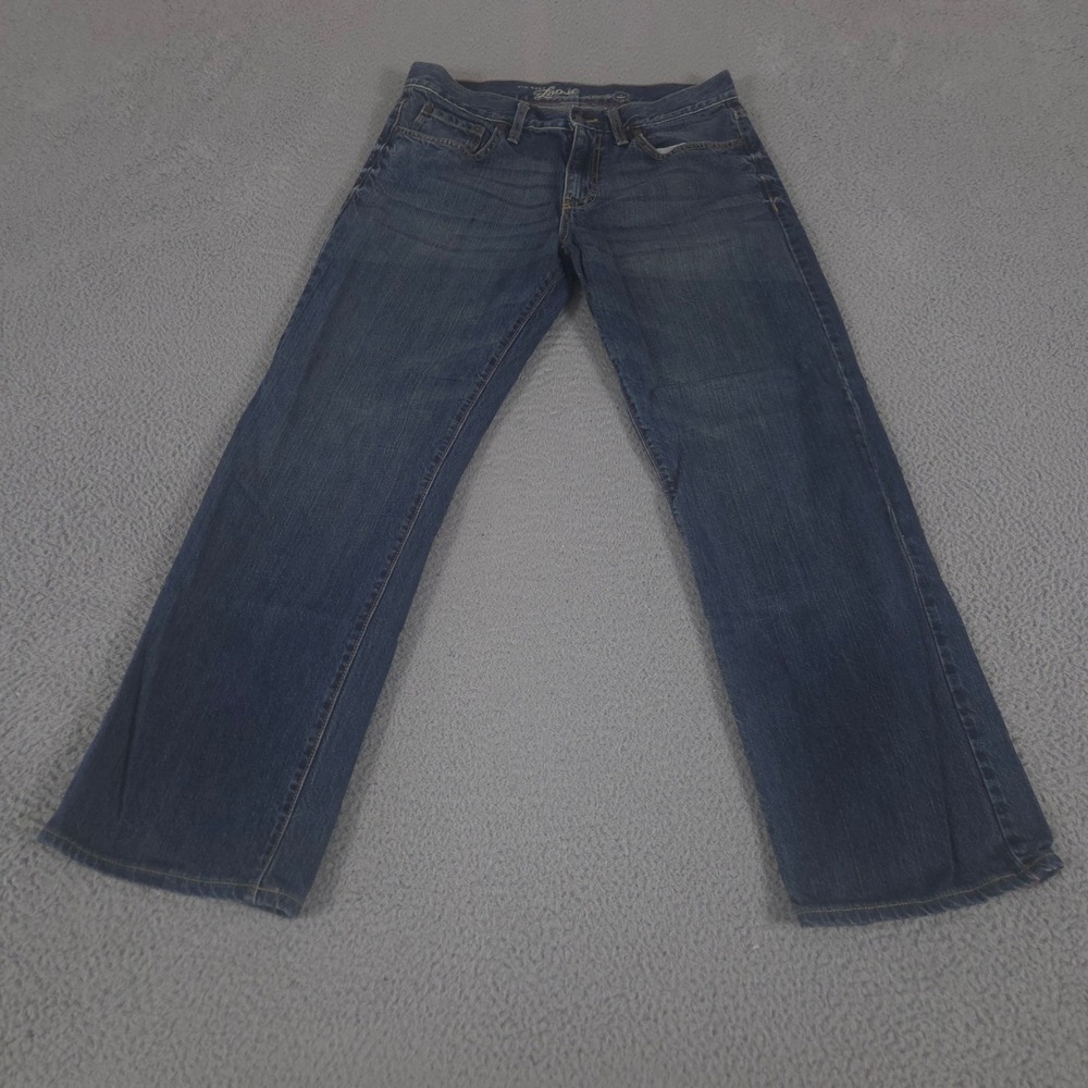 VINTAGE Old Navy Jeans Mens 32x32 Blue Loose Fit 100% Cotton Baggy Denim Y2K